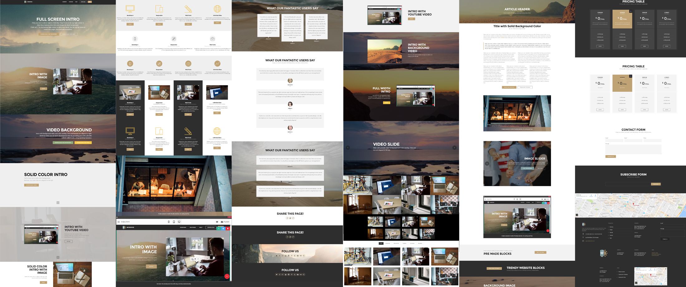 website template editor