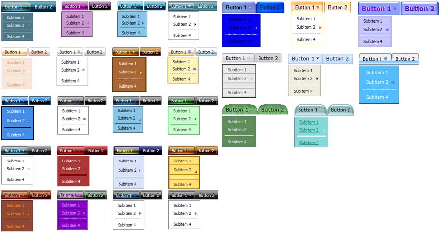  Vista Buttons Templates