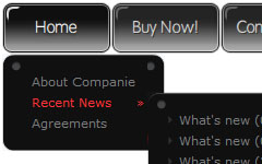 Javascripts Menus Red Black Toolbar
