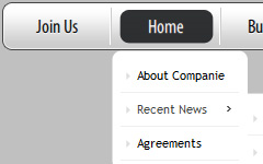 Dropdown Menu Script Dark Grey