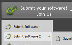 Flat Glossy Dynamic Menu Grey