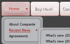 Flashmenu Red Glow