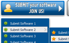 Light Blue Drop Down Menus