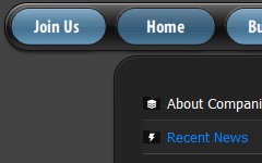 CSS Horizontal Menu Drop Down